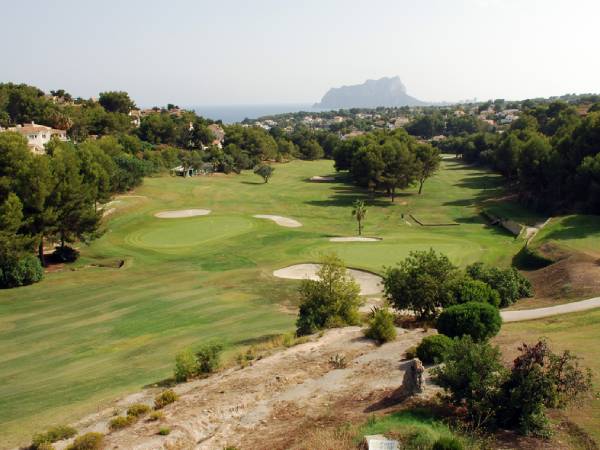 Calpe-golfbaan aan de Costa Blanca