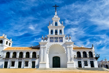 Wallfahrtskirche El Rocío (Huelva, Andalusien), Pilgerort der Jungfrau von El Rocío