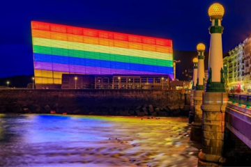 Das Kongresszentrum &  Auditorium „Kursaal“ in San Sebastián