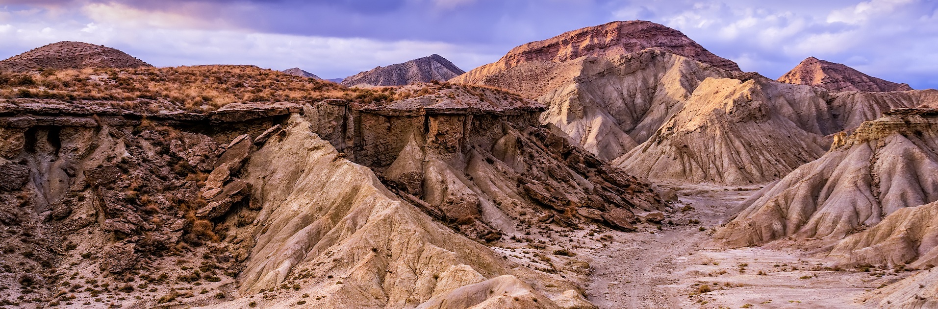La Rambla de Otero in der Halbwüste Tabernas (Almería/Andalusien)
