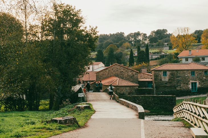 Etappe von Melide nach Arzúa auf dem Französischen Jakobsweg Etappe von Melide nach Arzúa auf dem Französischen Jakobsweg