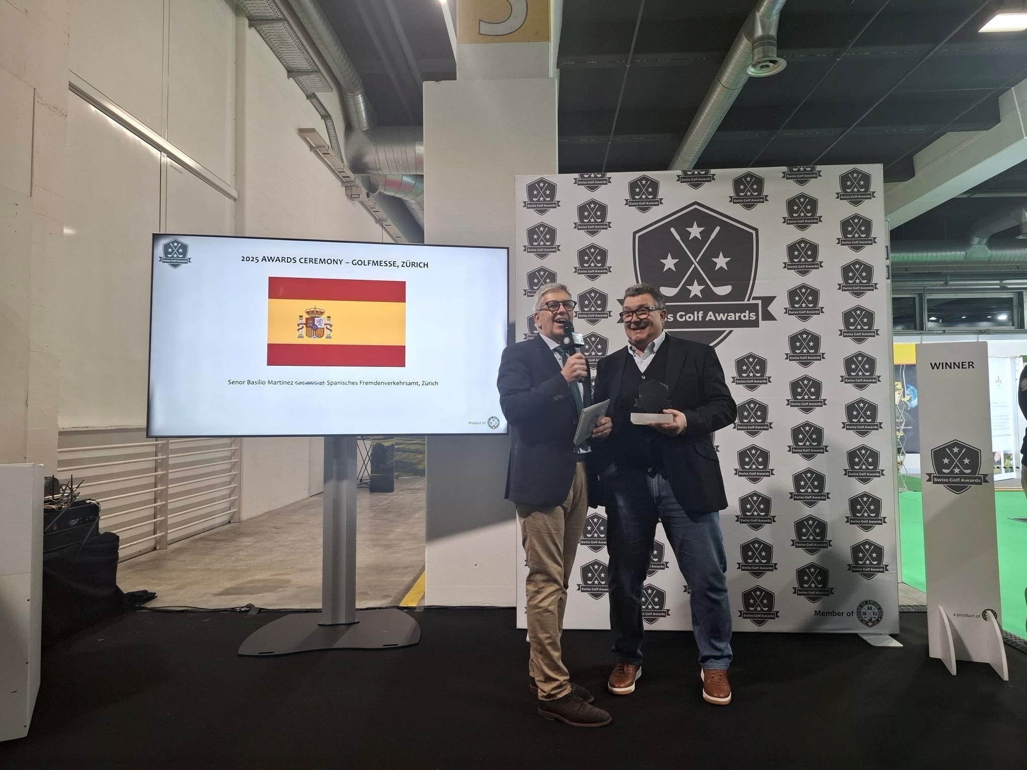 Der Swiss Golf Award 2025 wurde während der Fespo & Golfmesse Zürich 2026 überreicht. Der Swiss Golf Award 2025 wurde während der Fespo & Golfmesse Zürich 2026 überreicht.