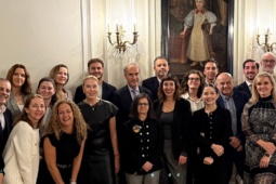 Representación española con Javier Piñanes, director de Turespaña en Zúrich, y Basilio Martínez en el Zunfthaus zur Meisen, Zúrich