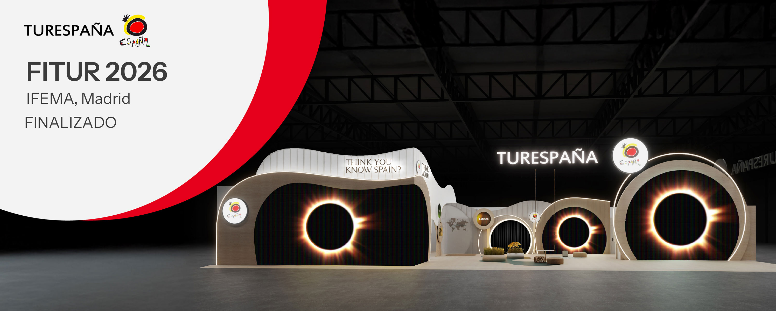 Turespaña en FITUR 2026 - Del 21 al 25 de enero IFEMA, Madrid - Visita Turespaña en FITUR 2026 Pabellón 9 - Stand 9C02 - El lugar de encuentro para profesionales del sector. Ven a conocer las claves que marcarán el turismo en España.